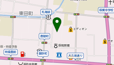 ブレッドハウス萩店の地図画像
