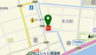 株式会社ウミライ サンライズ松江の地図画像