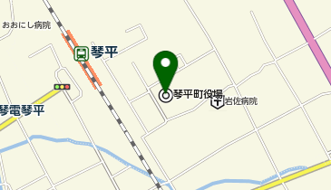 琴平町役場 総務課総務・管財担当の地図画像