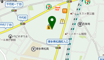 ピザハット 吉塚パピヨンガーデン店の地図画像