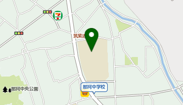 那珂小放課後児童クラブの地図画像