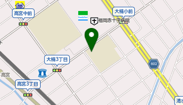 大楠小放課後児童クラブの地図画像