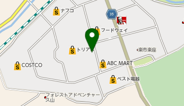 買取大吉トリアス久山店の地図画像