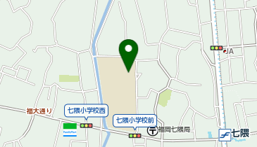 七隈小放課後児童クラブの地図画像