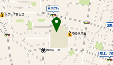 原北小放課後児童クラブの地図画像