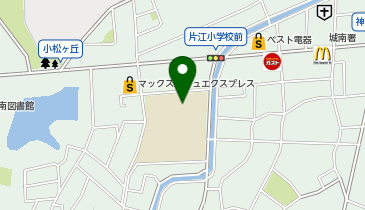 片江小放課後児童クラブの地図画像