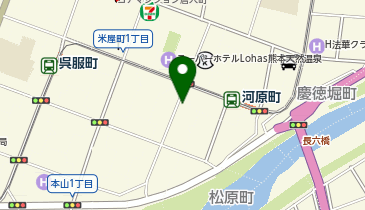 ふとんのヤマト熊本支店の地図画像
