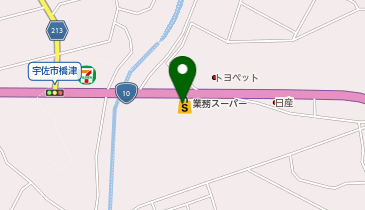 業務スーパー宇佐店の地図画像