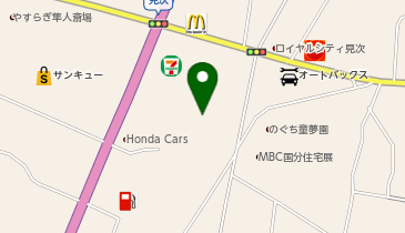 マイまくらイオン隼人国分店の地図画像
