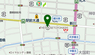 豊橋市・豊川市不動産買取センターの地図画像