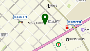 宅配クック123根室店の地図画像