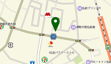 ツクイ弘前訪問看護ステーションの地図画像