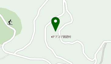 田子町役場 創游村 229スキーランドスキーセンターの地図画像