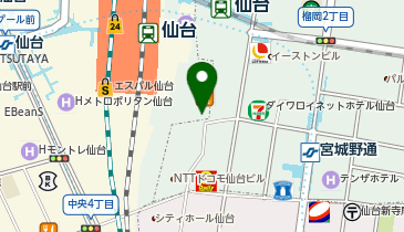 ぼんたぼんたヨドバシ仙台店の地図画像