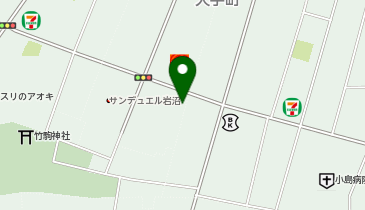 岩沼生花店の地図画像