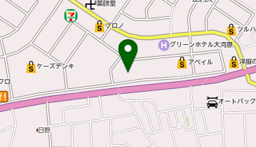 うさちゃんクリーニング大河原工場の地図画像