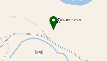 鷲ノ巣キャンプ場夜間用の地図画像