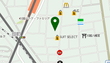 イエローサブマリン川越カードショップの地図画像