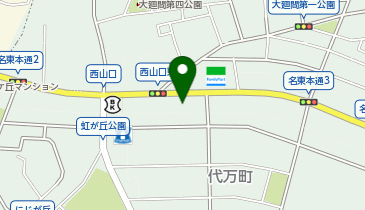 黒帯名東店の地図画像