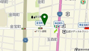 ブレーク岐阜店の地図画像