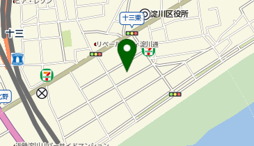 淀川地区保護司会の地図画像