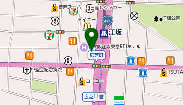 グリーンチケットの地図画像