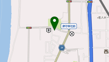 宗教法人津守神社の地図画像