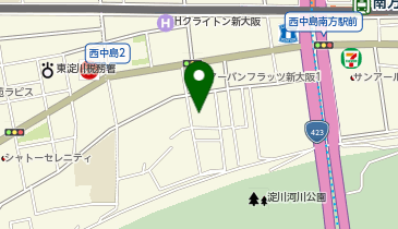 宝蔵寺大阪御廟の地図画像