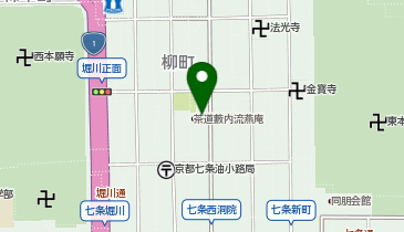 茶道薮内流竹風会本部の地図画像