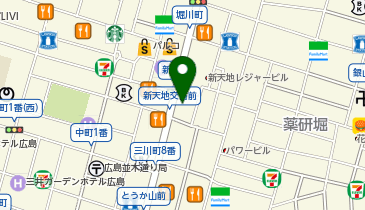エクストリーム広島店の地図画像