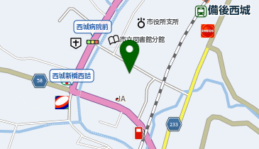 ひろしま農業協同組合庄原地域本部 西城資材店の地図画像
