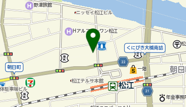 漁業協同組合JFしまね信用部の地図画像