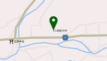株式会社三朝製作所の地図画像