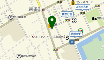 川田建設株式会社四国営業所の地図画像