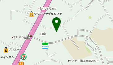 天ぷら村中の地図画像