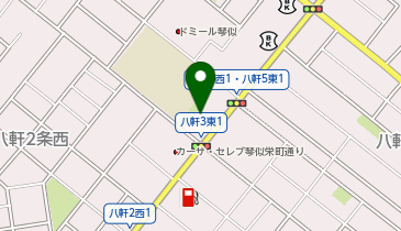 ツルハ 調剤薬局八軒4条店の地図画像