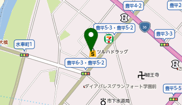 ツルハ 調剤薬局豊平5条店の地図画像