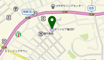 オリンピア観光ホテル宿泊予約の地図画像