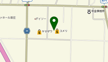 コメリホームセンター新庄店 資材館の地図画像