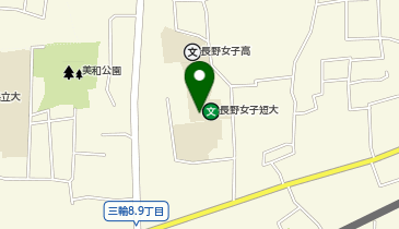 長野女子短期大学同窓会の地図画像