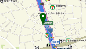 白洋舎仲宿店の地図画像