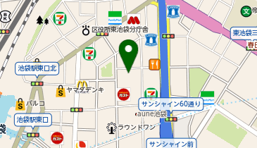 としま区民センターの地図画像