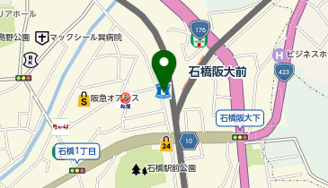ビューティーリオン 石橋店の地図画像