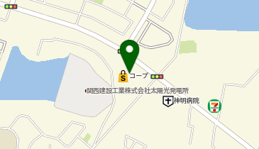 100円ショップセリアコープ大久保店の地図画像