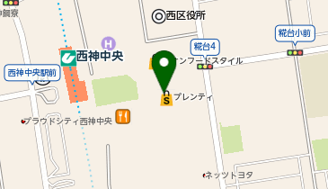 サーティーワンアイスクリーム西神プレンティ店の地図画像