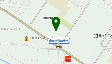 鳥取県東部庁舎警備員室の地図画像