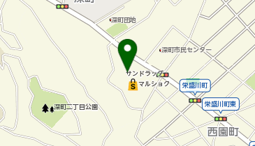 ピザハットマルショク深町店の地図画像