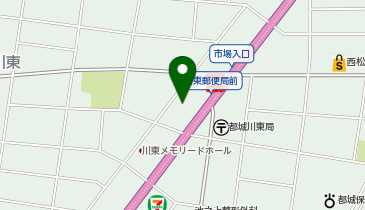 江夏石油セルフ川東給油所の地図画像