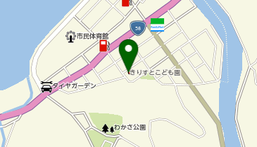 キリスト西之表教会の地図画像