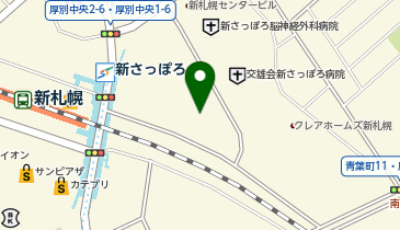 KOMEHYO買取センターBiVi新さっぽろの地図画像